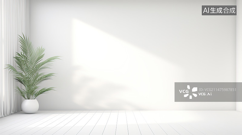 【AI数字艺术】家里靠墙的空椅子图片素材