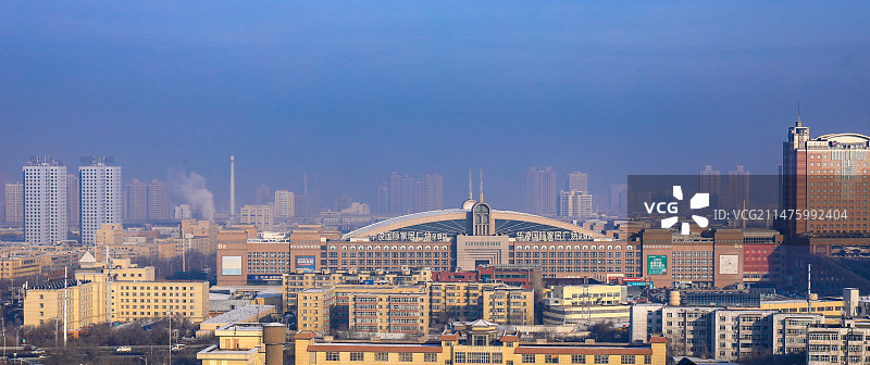 新疆乌鲁木齐天山区建筑大楼图片素材