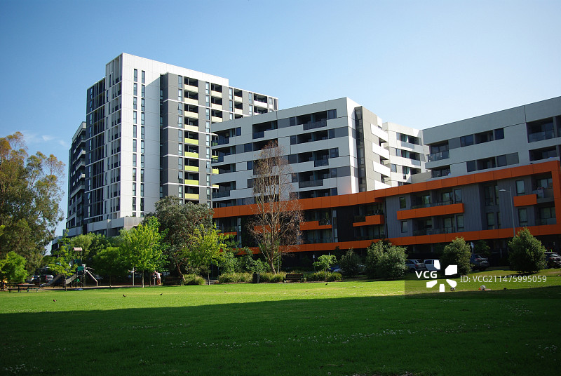 城市公寓楼图片素材