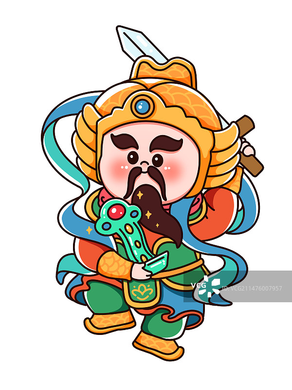 门神右图片素材