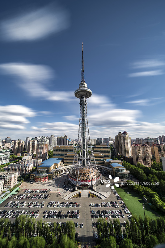 哈尔滨龙塔图片素材