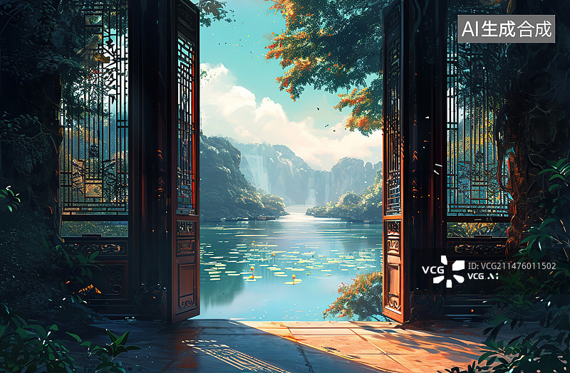 【AI数字艺术】的美丽风景图片素材