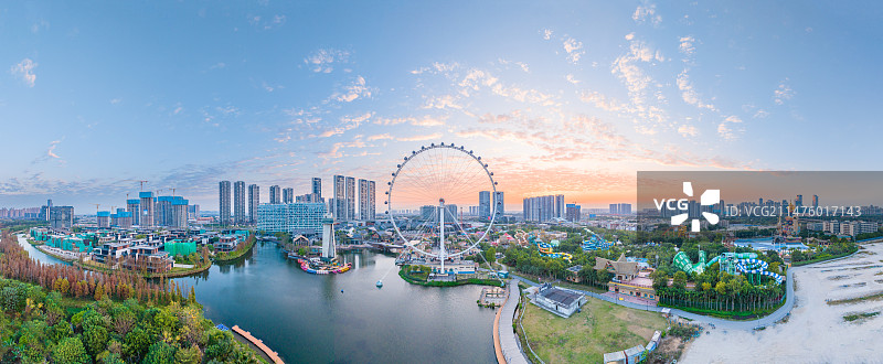 顺德欢乐海岸Plus全景图图片素材