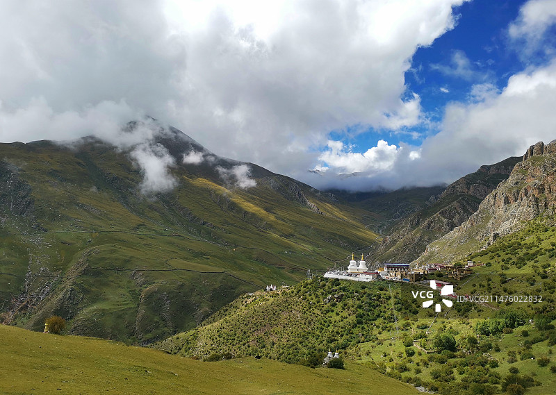 扎叶巴寺图片素材