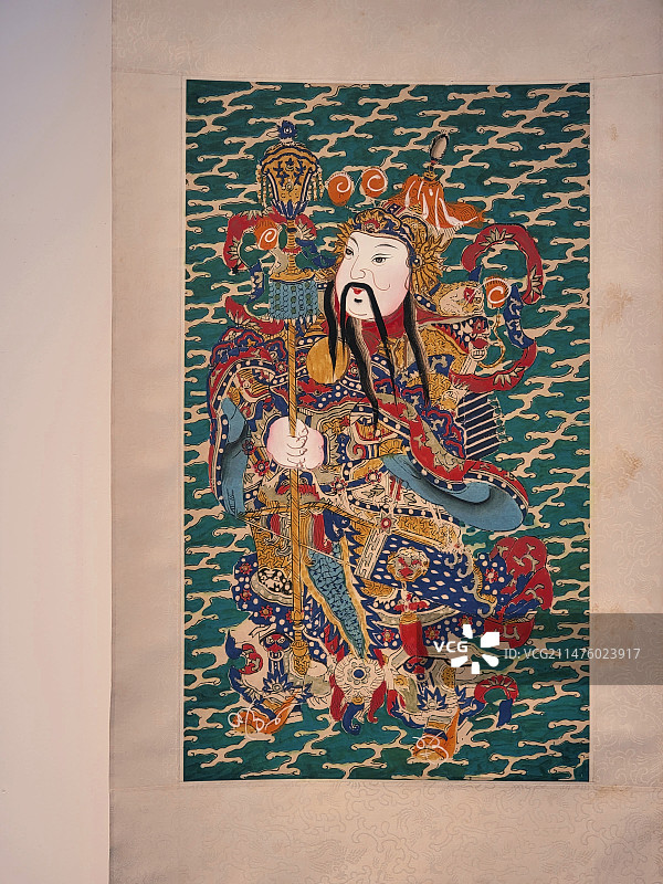 门神挂画图片素材