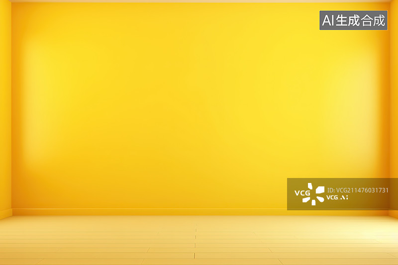 【AI数字艺术】黄色背景的全帧拍摄图片素材