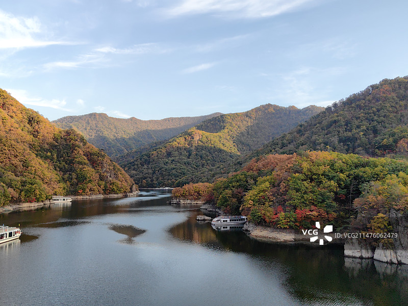 本溪关山湖溶洞图片素材