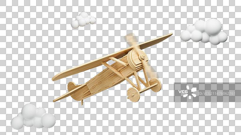 飞机三维插画图片素材