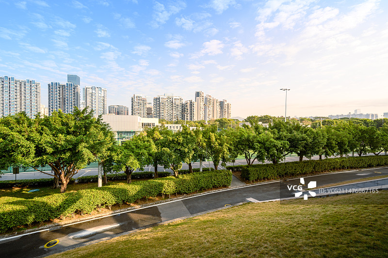深圳城市天际线建筑风光图片素材