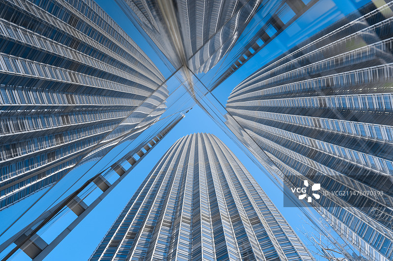 津塔仰视图图片素材