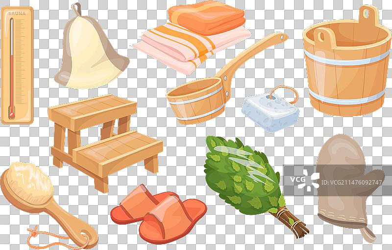 芬兰桑拿配件健康水疗图片素材