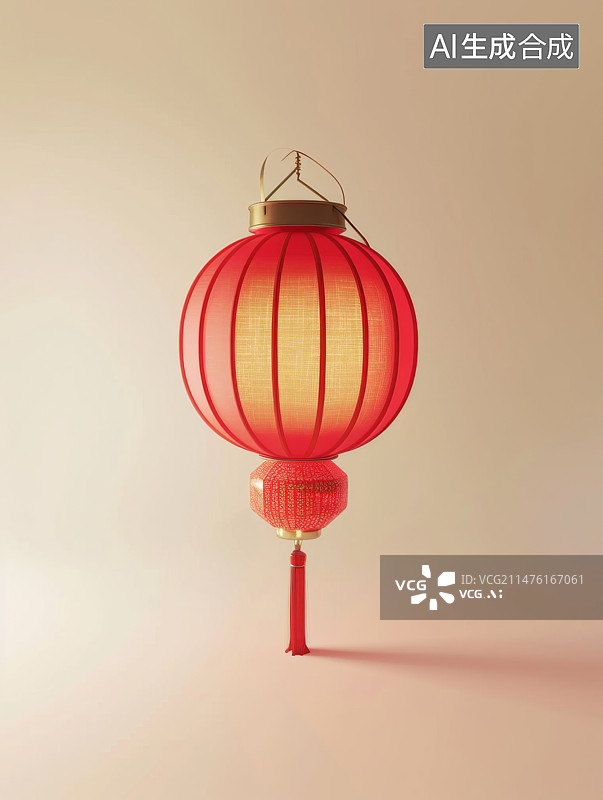【AI数字艺术】中国红灯笼图片素材