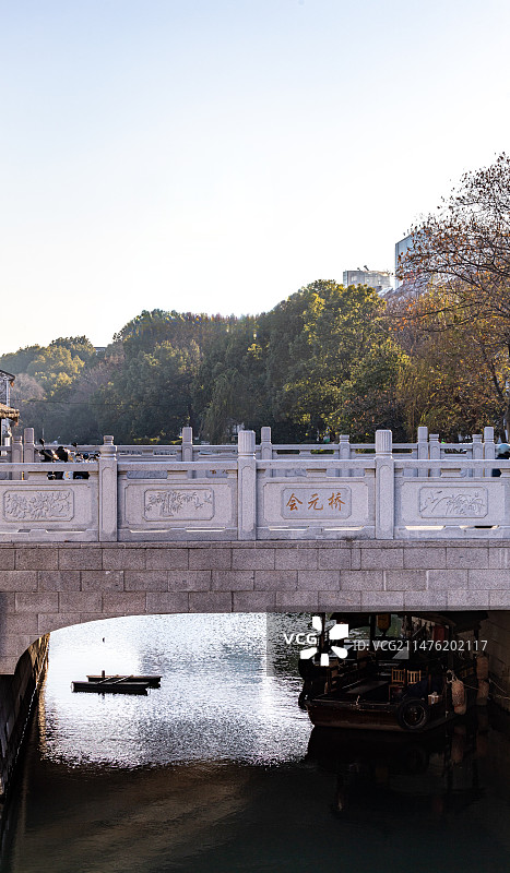 江苏常州青果巷古运河南市河历山文化街区自然建筑景观图片素材