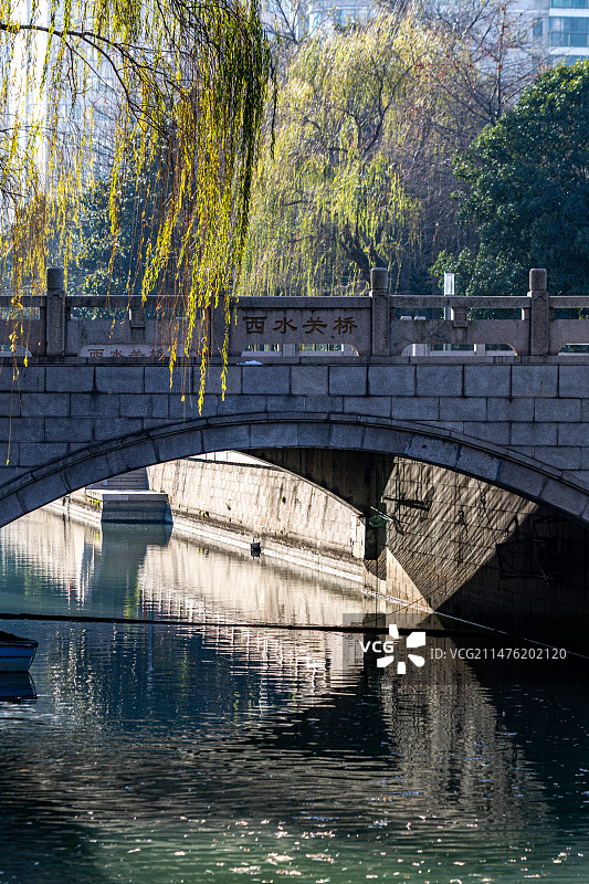 江苏常州青果巷古运河南市河历山文化街区自然建筑景观图片素材