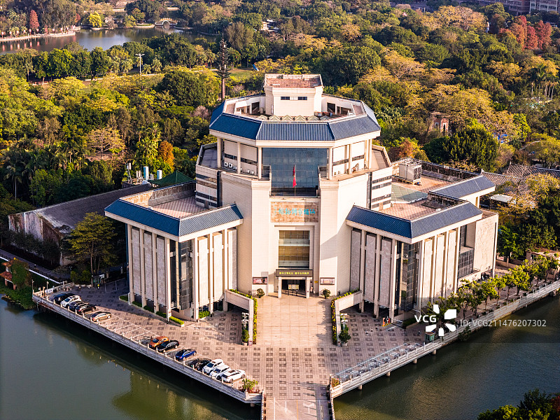 航拍汕头市博物馆图片素材