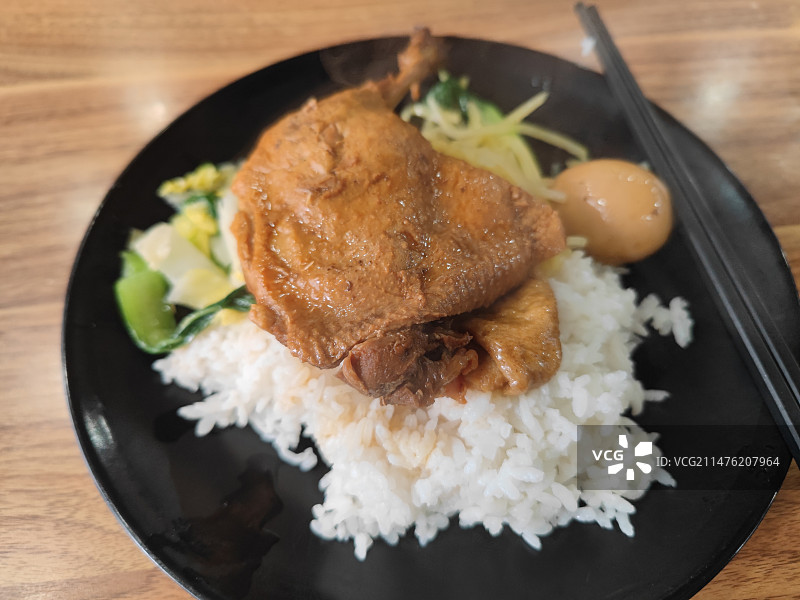 鸭腿饭图片素材