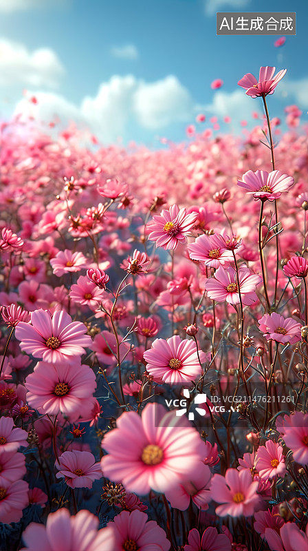 【AI数字艺术】写实风格 花海图片素材