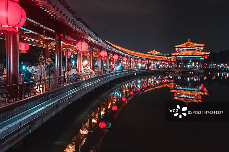 大唐芙蓉园年味图片素材