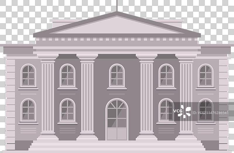 银行大学或政府建筑立面图片素材