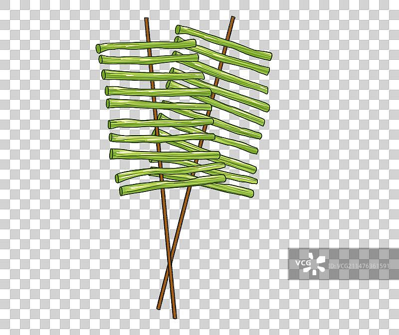 烤蒜苔烤串元素烤串素材图片素材