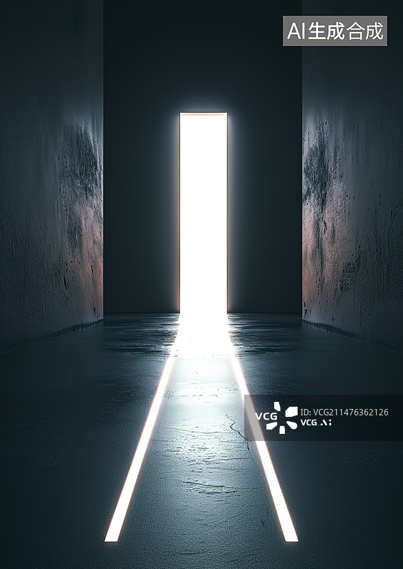 【AI数字艺术】现代城市建筑内部图片素材