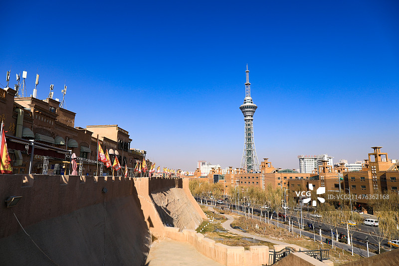 喀什噶尔大巴扎图片素材