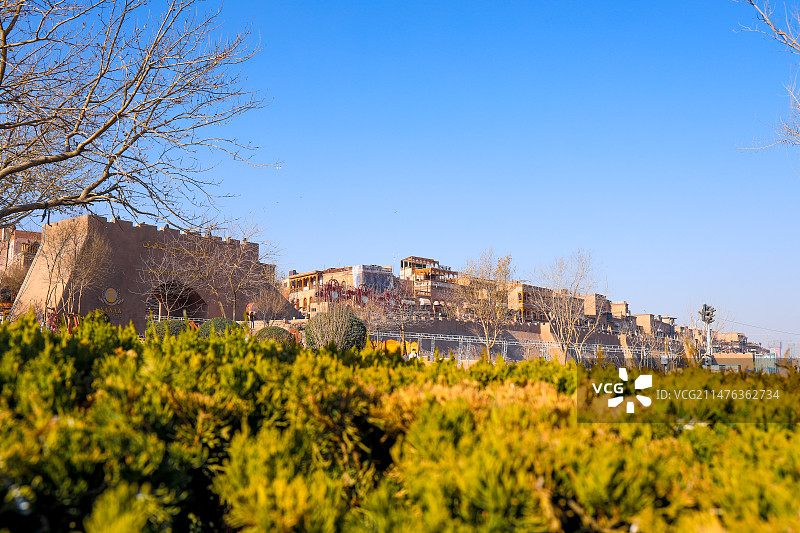 中国最西端城市图片素材