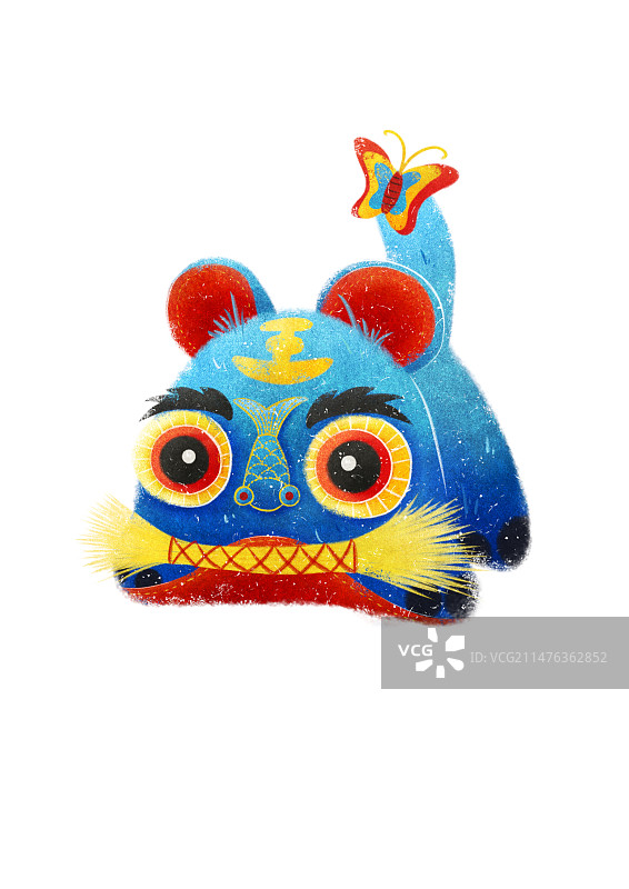 布老虎民俗插画图片素材