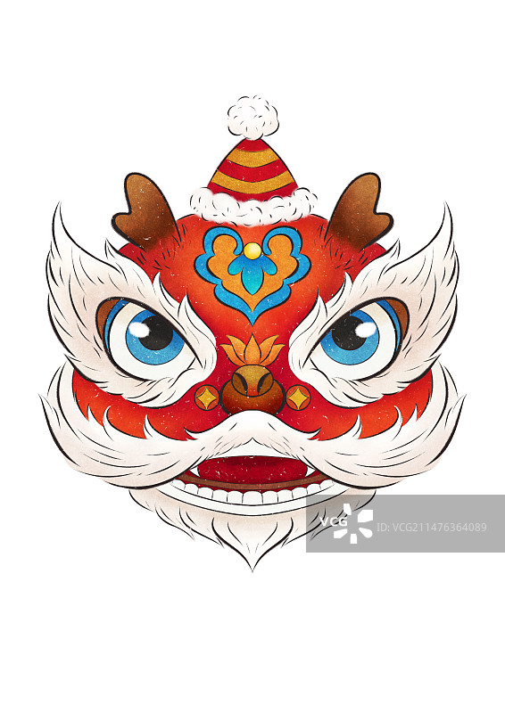 国潮醒狮图片素材