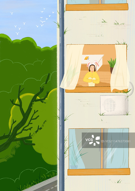 一人的世界图片素材