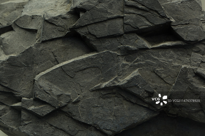 炭质灰岩特写重庆自然博物馆图片素材