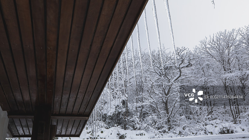 冰凌和雪图片素材