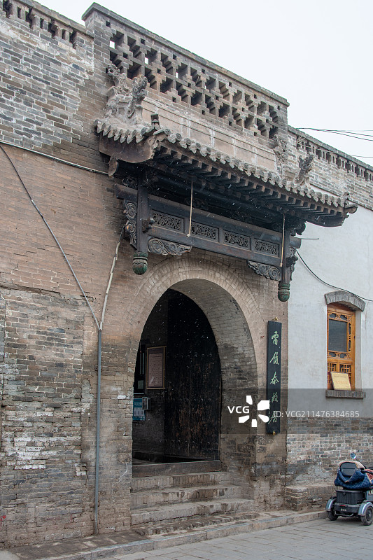 平遥古城 雷履泰故居图片素材