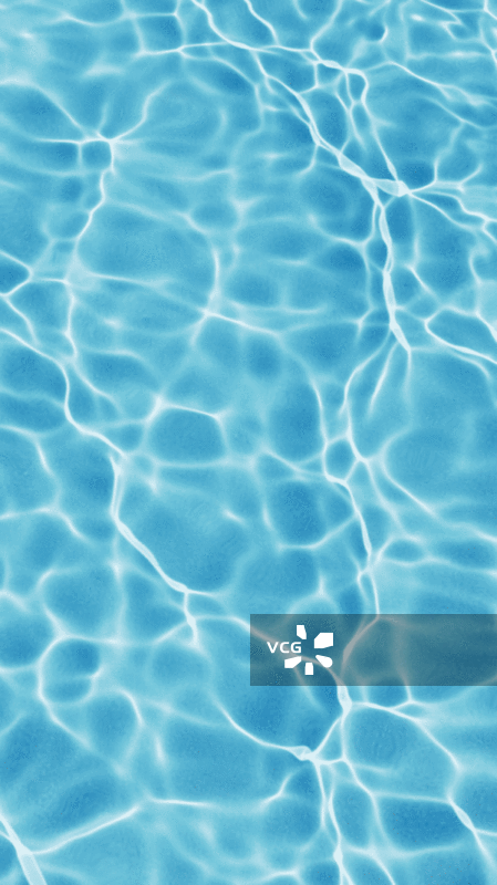 波光粼粼的水面与波纹循环动画3D渲染图片素材