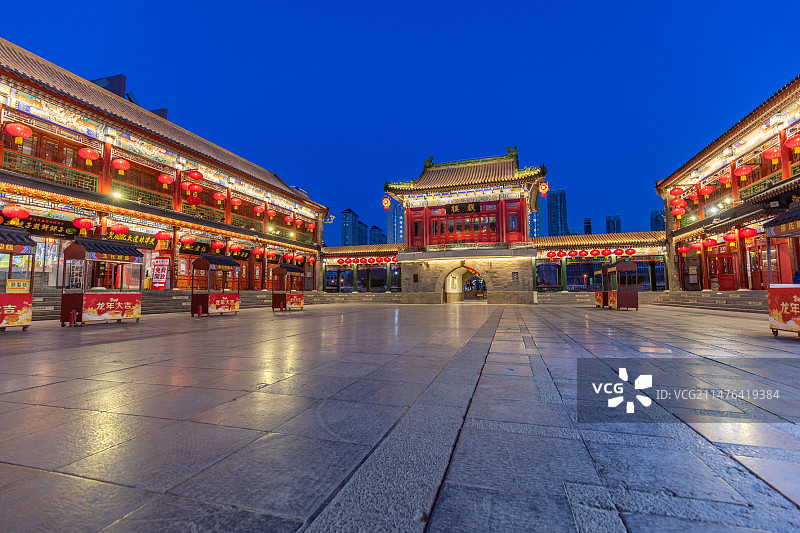 天津古文化街戏楼图片素材