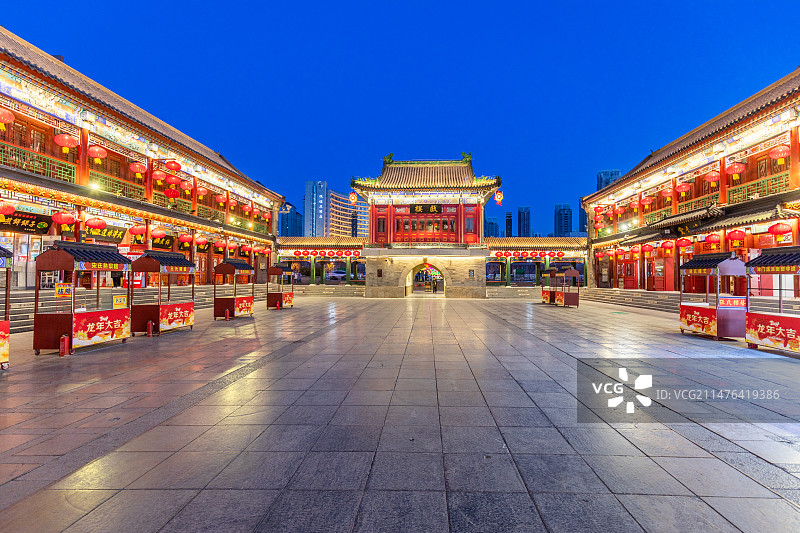 天津古文化街戏楼图片素材