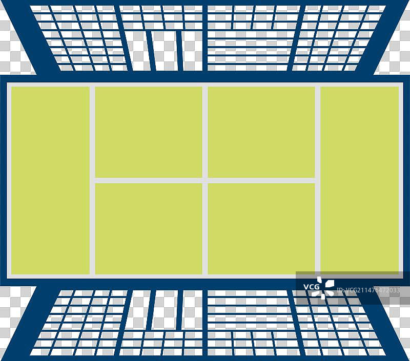 板式网球场顶视图图片素材