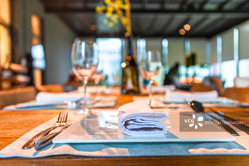 西餐餐前准备图片素材