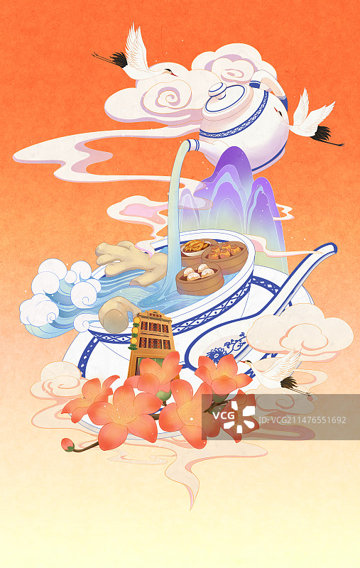 食在花都图片素材