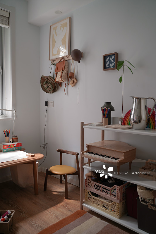 儿童房一角图片素材