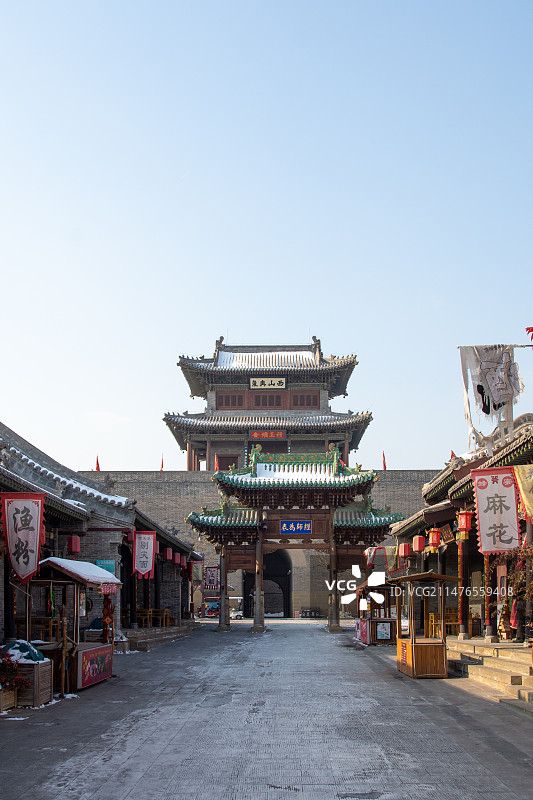 山西太原 太原古县城图片素材