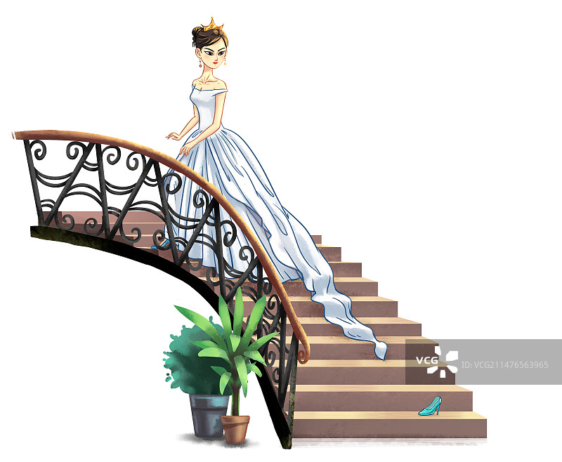 现代灰姑娘图片素材