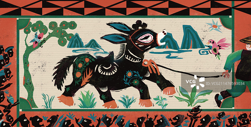 黔之驴图片素材