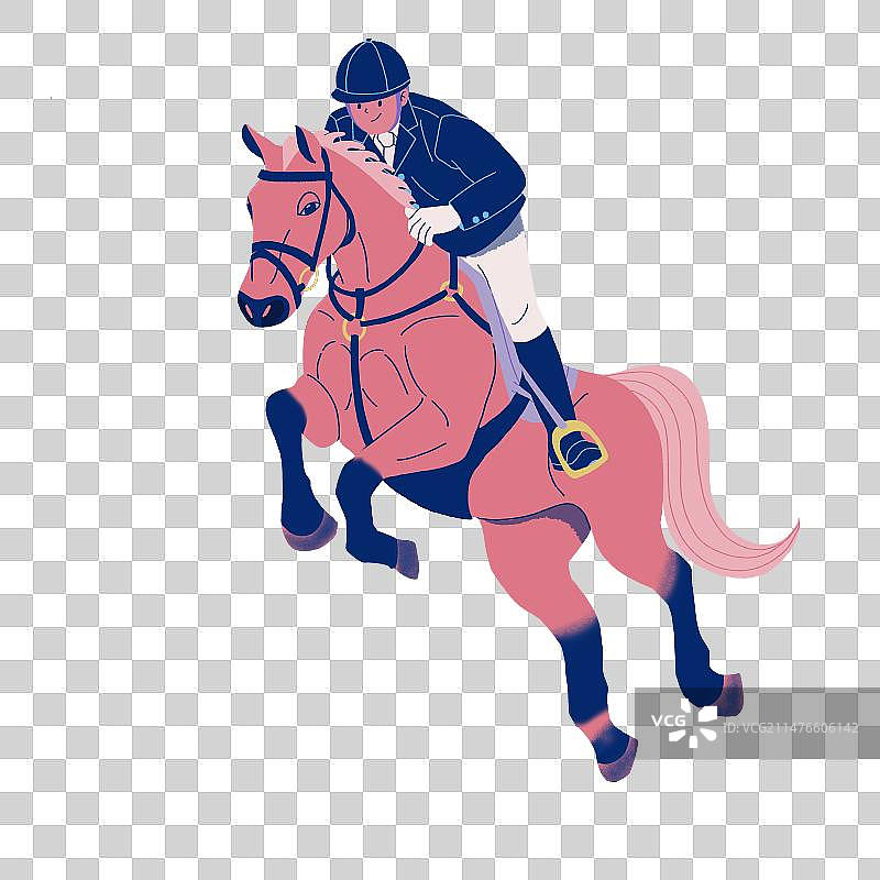 奥运会马术免抠图人像图片素材