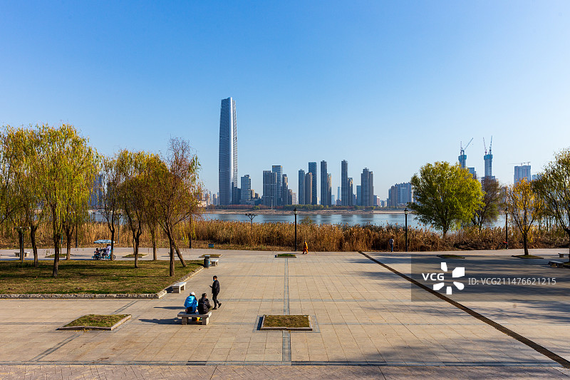 武汉汉口江滩图片素材