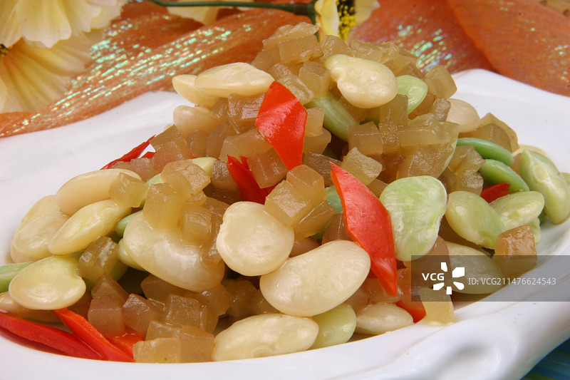 咸菜芸豆图片素材