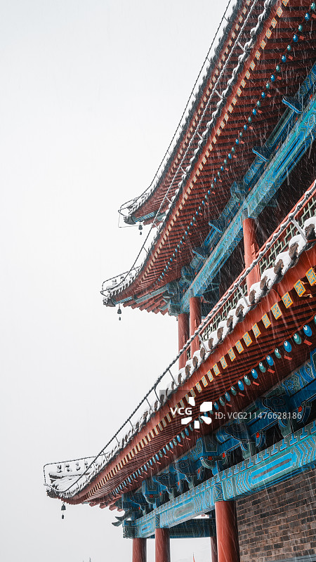 雪落长安图片素材