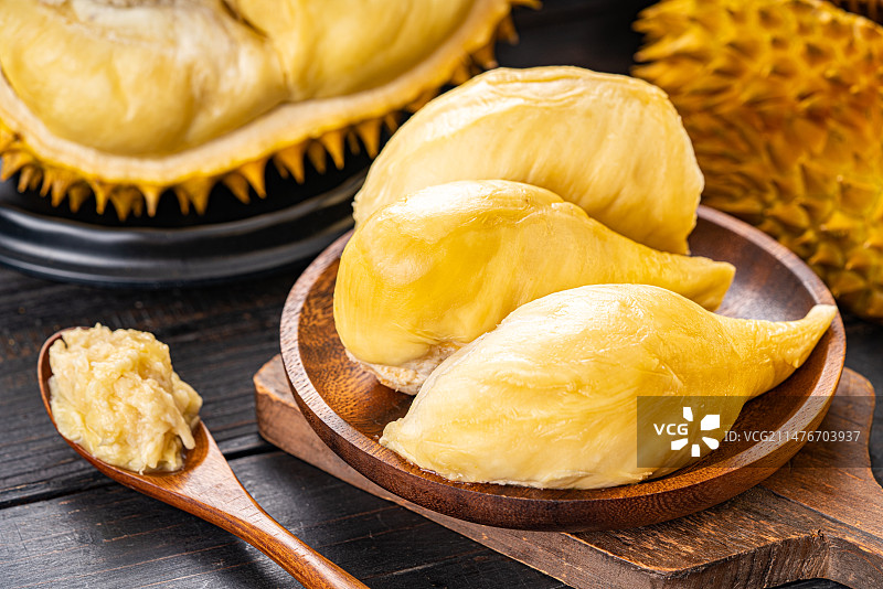 新鲜好吃的榴莲图片素材