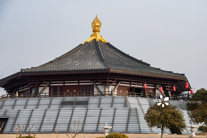 隋唐洛阳城遗址公园内的明堂天堂景区图片素材