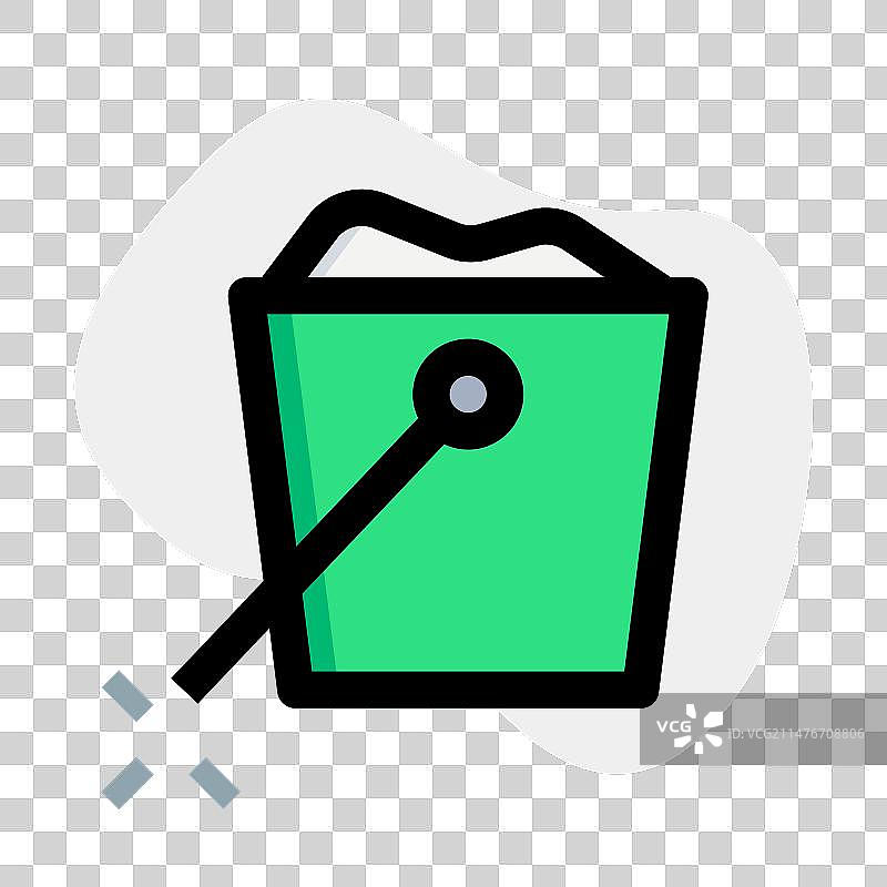 用于搬运和倾倒沙子的容器图片素材